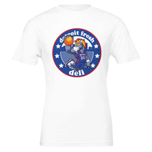 Load image into Gallery viewer, Detroit Fresh Deli Pistons Unisex T-shirt | Casual Graphic Tee | Trendy Unisex Shirt | Comfortable Everyday T-shirt | Sporty Crewneck Top