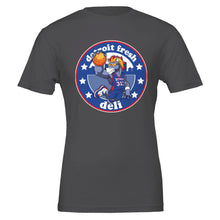 Load image into Gallery viewer, Detroit Fresh Deli Pistons Unisex T-shirt | Casual Graphic Tee | Trendy Unisex Shirt | Comfortable Everyday T-shirt | Sporty Crewneck Top