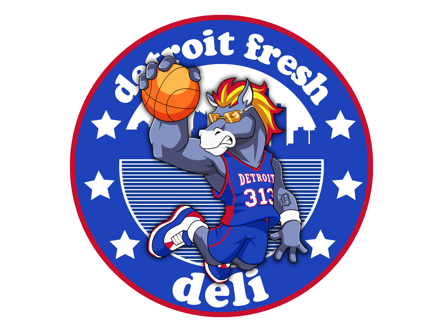 detroit fresh deli pistons unisex hoodie | casual graphic hoodie | trendy unisex pullover | comfortable everyday hoodie | sporty streetwear hoodie