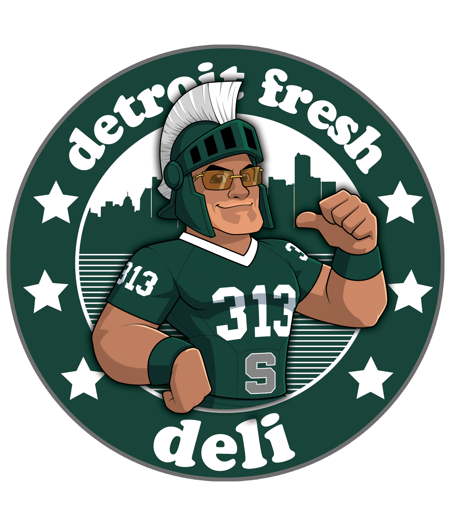 detroit fresh deli spartans unisex hoodie | casual graphic hoodie | trendy unisex pullover | comfortable everyday hoodie | sporty streetwear hoodie