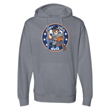 Load image into Gallery viewer, Detroit Fresh Deli Tigers Away Hoodie | Cozy Graphic Hoodie | Trendy Unisex Pullover | Casual Sports Hoodie | Comfortable Everyday Hoodie