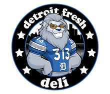 Load image into Gallery viewer, Detroit Fresh Deli Lions Unisex Hoodie | Casual Graphic Hoodie | Trendy Unisex Pullover | Comfortable Everyday Hoodie | Sporty Streetwear Hoodie