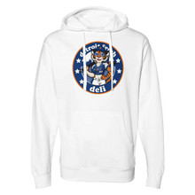 Load image into Gallery viewer, Detroit Fresh Deli Lady Tiger Midweight Hooded Sweatshirt | Women's Cozy Tiger Hoodie | Trendy Hooded Pullover | Casual Graphic Sweatshirt | Comfortable Winter Hoodie
