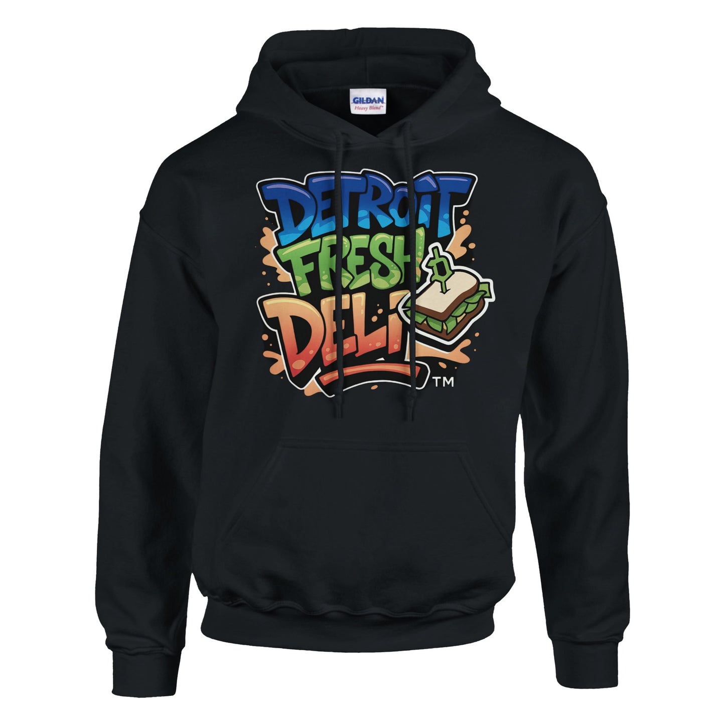 detroit fresh deli unisex pullover hoodie | detroit streetwear pullover hoodie | detroit fresh deli unisex hoodie | urban detroit casual hoodie | premium unisex pullover hoodie detroit