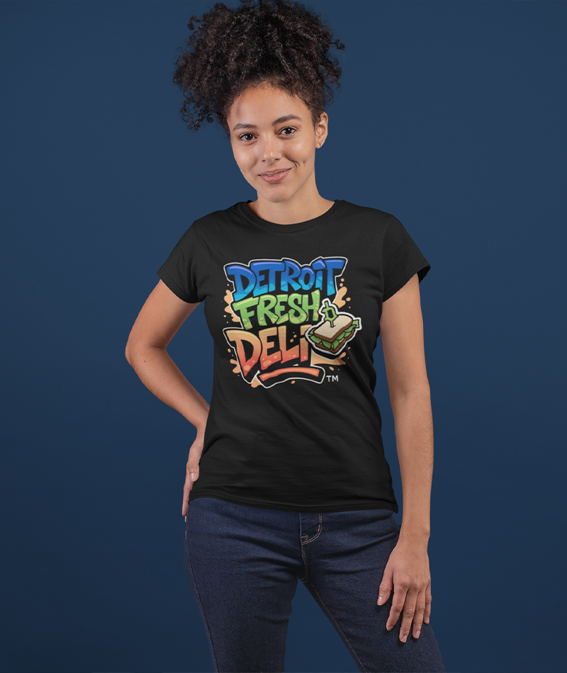 detroit fresh deli unisex crewneck t-shirt | detroit fresh deli streetwear t shirt | detroit urban crewneck tee | premium unisex detroit t shirt | casual street style crewneck tee