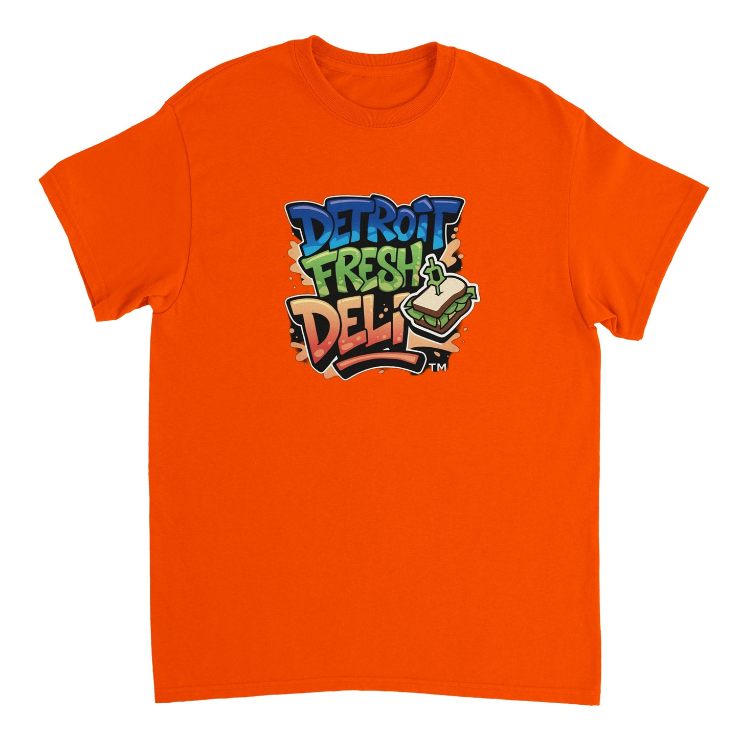 detroit fresh deli unisex crewneck t-shirt | detroit fresh deli streetwear t shirt | detroit urban crewneck tee | premium unisex detroit t shirt | casual street style crewneck tee