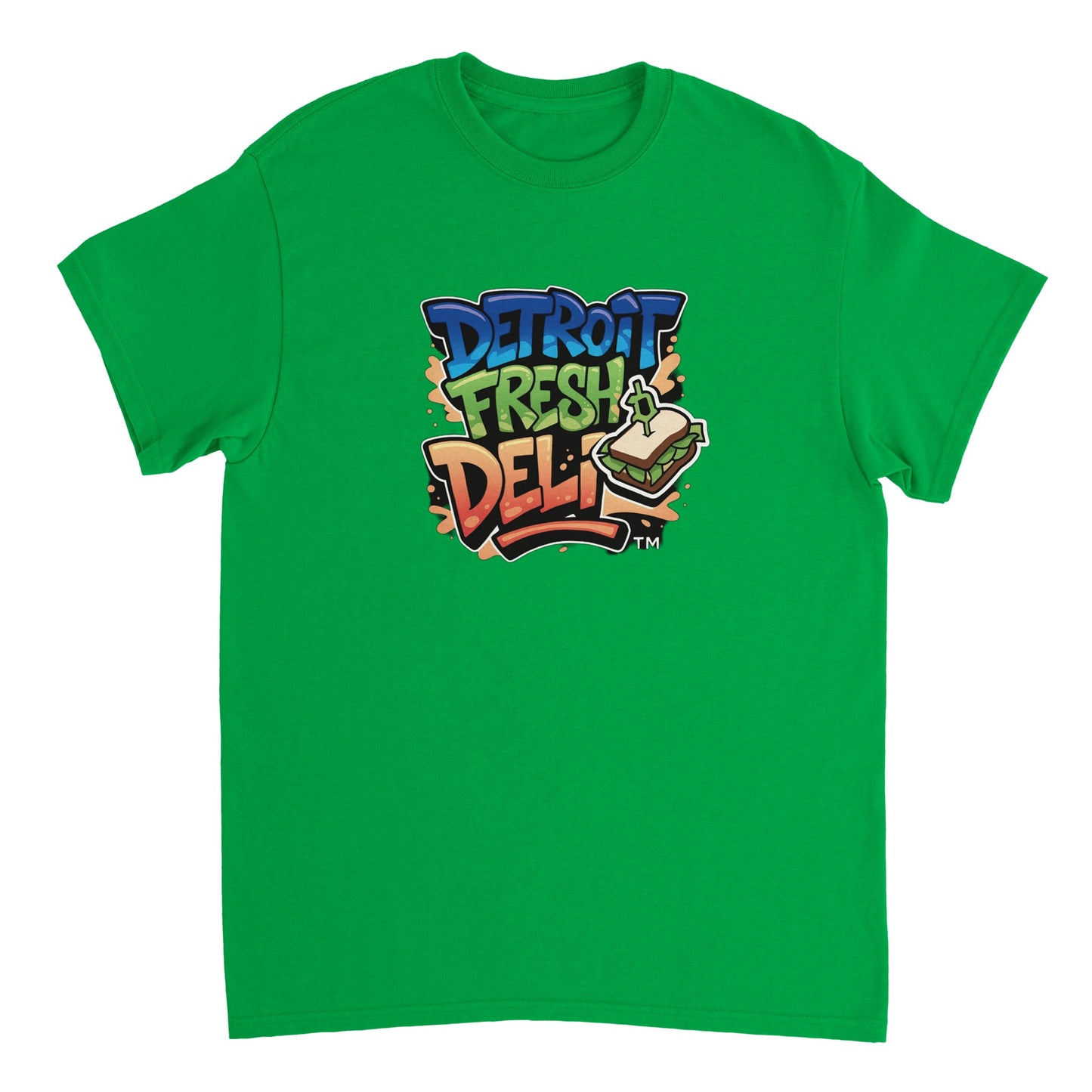 detroit fresh deli unisex crewneck t-shirt | detroit fresh deli streetwear t shirt | detroit urban crewneck tee | premium unisex detroit t shirt | casual street style crewneck tee