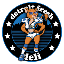 Load image into Gallery viewer, Detroit Fresh Deli Lady Lions Hoodie | Casual Graphic Hoodie | Trendy Women's Pullover | Comfortable Everyday Hoodie | Sporty Streetwear Hoodie

