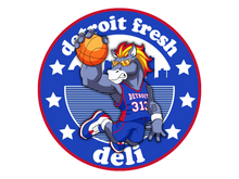 Load image into Gallery viewer, Detroit Fresh Deli Pistons Unisex Hoodie | Casual Graphic Hoodie | Trendy Unisex Pullover | Comfortable Everyday Hoodie | Sporty Streetwear Hoodie
