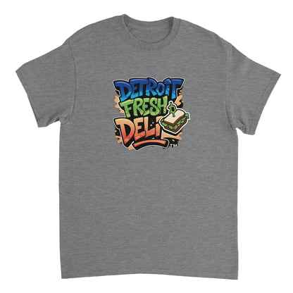 Detroit Fresh Deli Unisex Crewneck T-Shirt | Detroit Fresh Deli streetwear t shirt | Detroit urban crewneck tee | premium unisex Detroit t shirt | casual street style crewneck tee