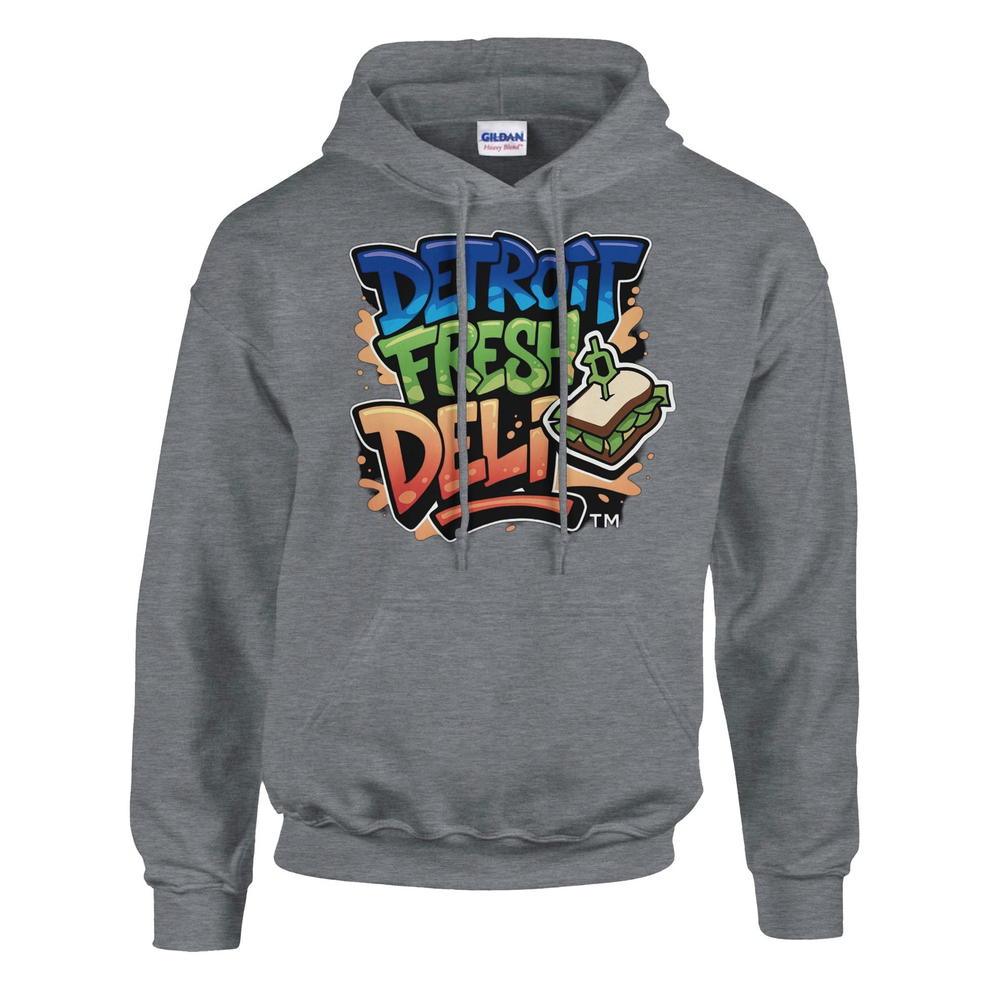 Detroit Fresh Deli Unisex Pullover Hoodie | Detroit streetwear pullover hoodie | Detroit Fresh Deli unisex hoodie | urban Detroit casual hoodie | premium unisex pullover hoodie Detroit