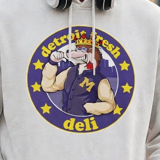 2024 Champs Wolverines Hoodie logo