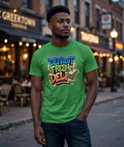 Detroit Fresh Deli Crewneck T-Shirt