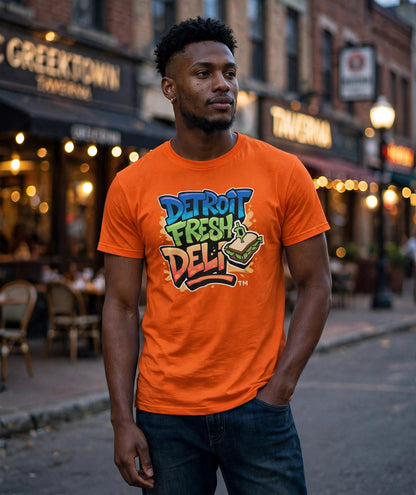 Detroit Fresh Deli Crewneck T-Shirt