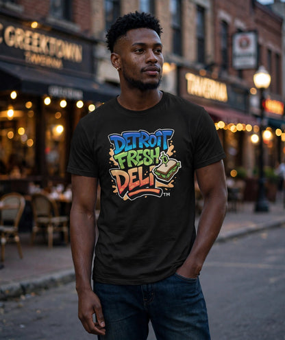 Detroit Fresh Deli Crewneck T-Shirt
