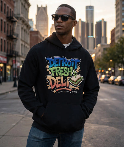 Detroit Fresh Deli Pullover Hoodie