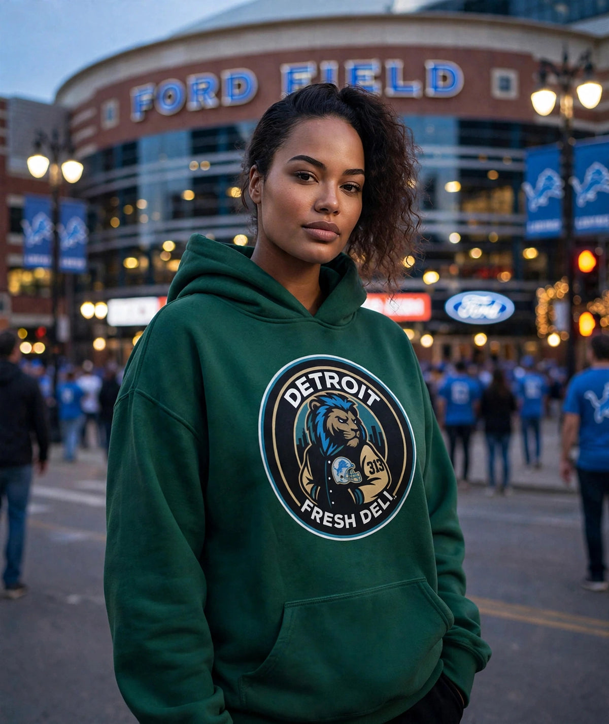 lions letterman hoodie