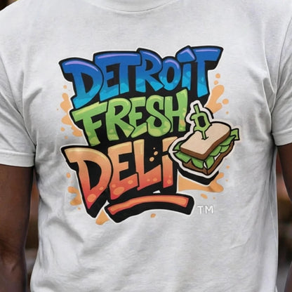 Detroit Fresh Deli Crewneck T-Shirt logo
