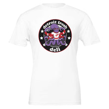 Load image into Gallery viewer, Detroit Fresh Deli Redwings Unisex T-shirt combines comfort and bold style, perfect for casual wear and showing team pride
