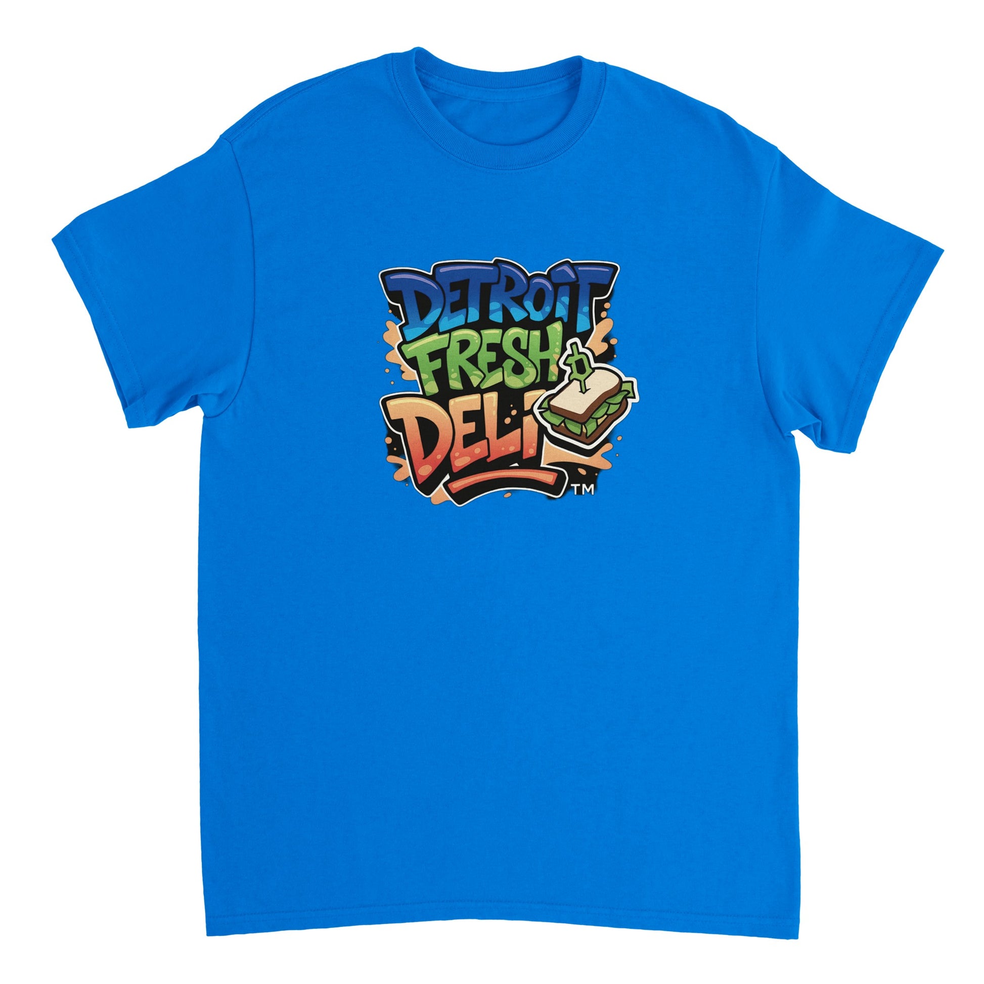 Detroit Fresh Deli Unisex Crewneck T-Shirt | Detroit Fresh Deli streetwear t shirt | Detroit urban crewneck tee | premium unisex Detroit t shirt | casual street style crewneck tee