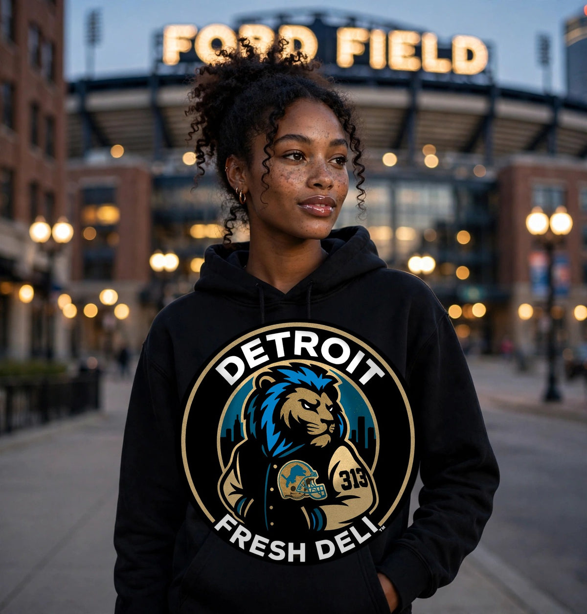 letterman lion hoodie