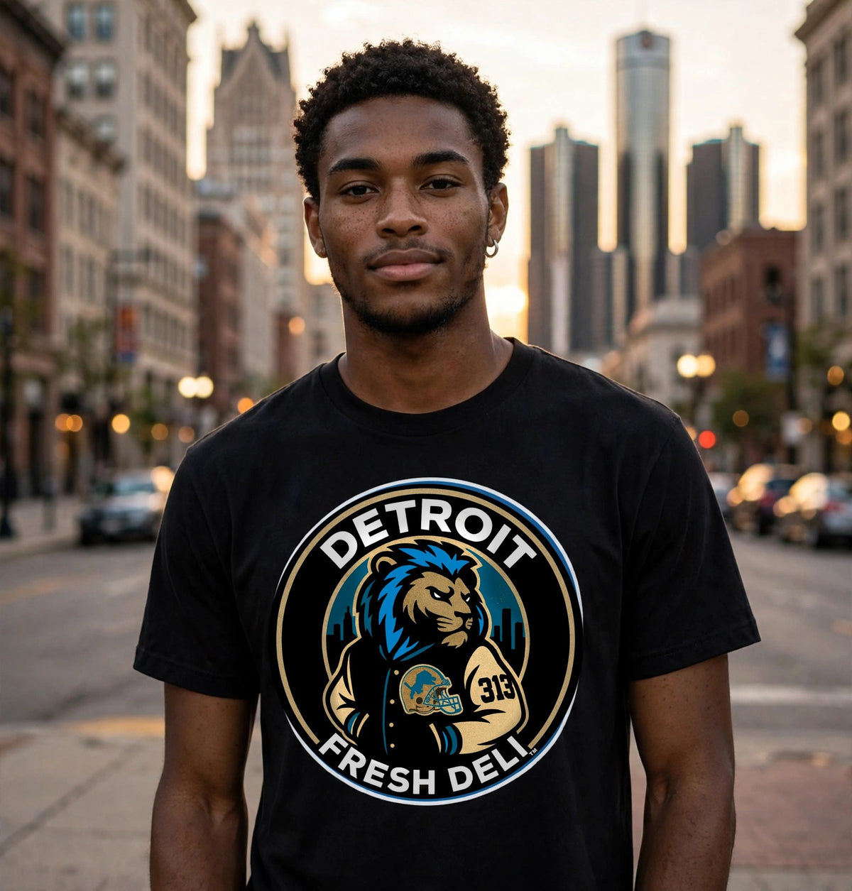 letterman lion t-shirt
