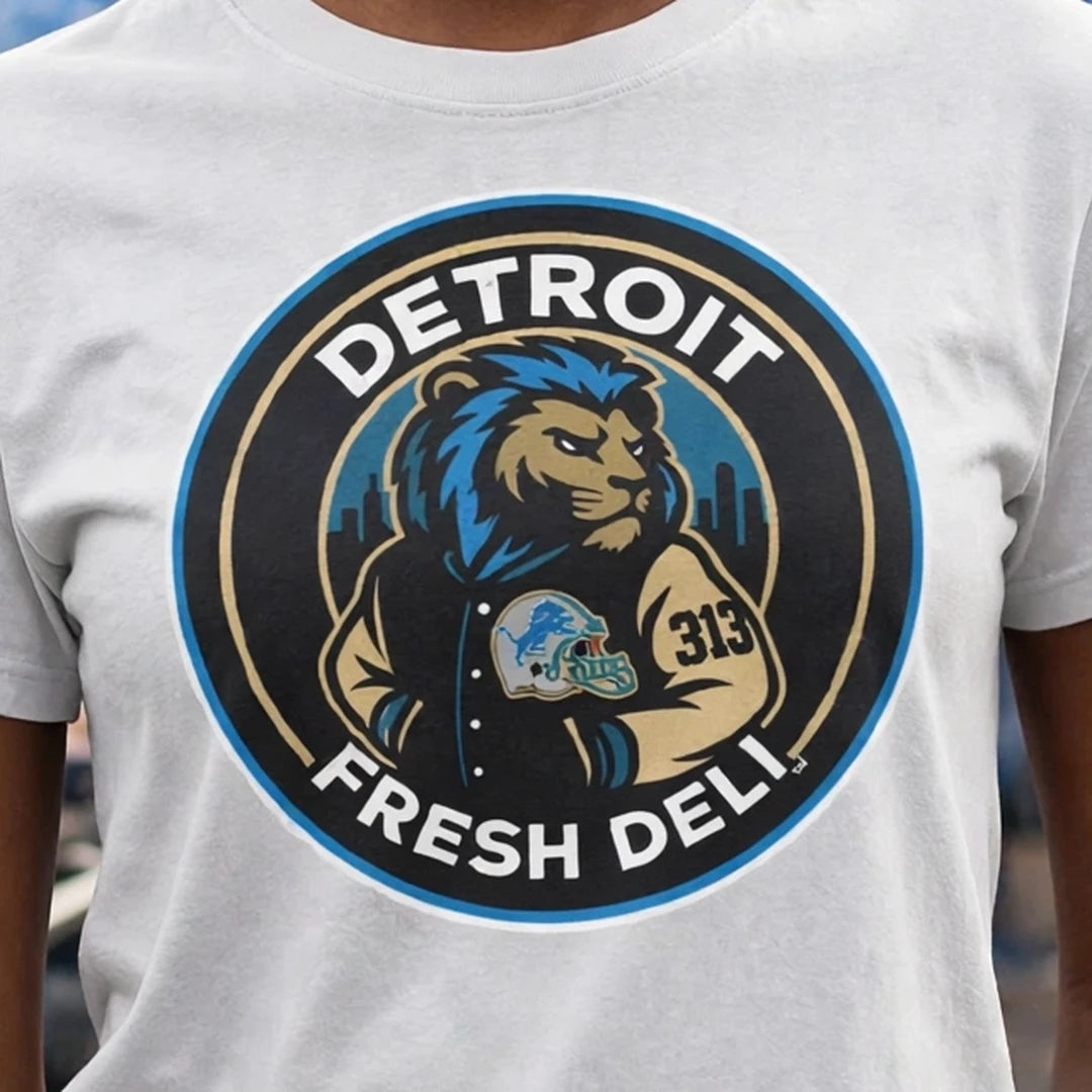 lions unisex t-shirt logo