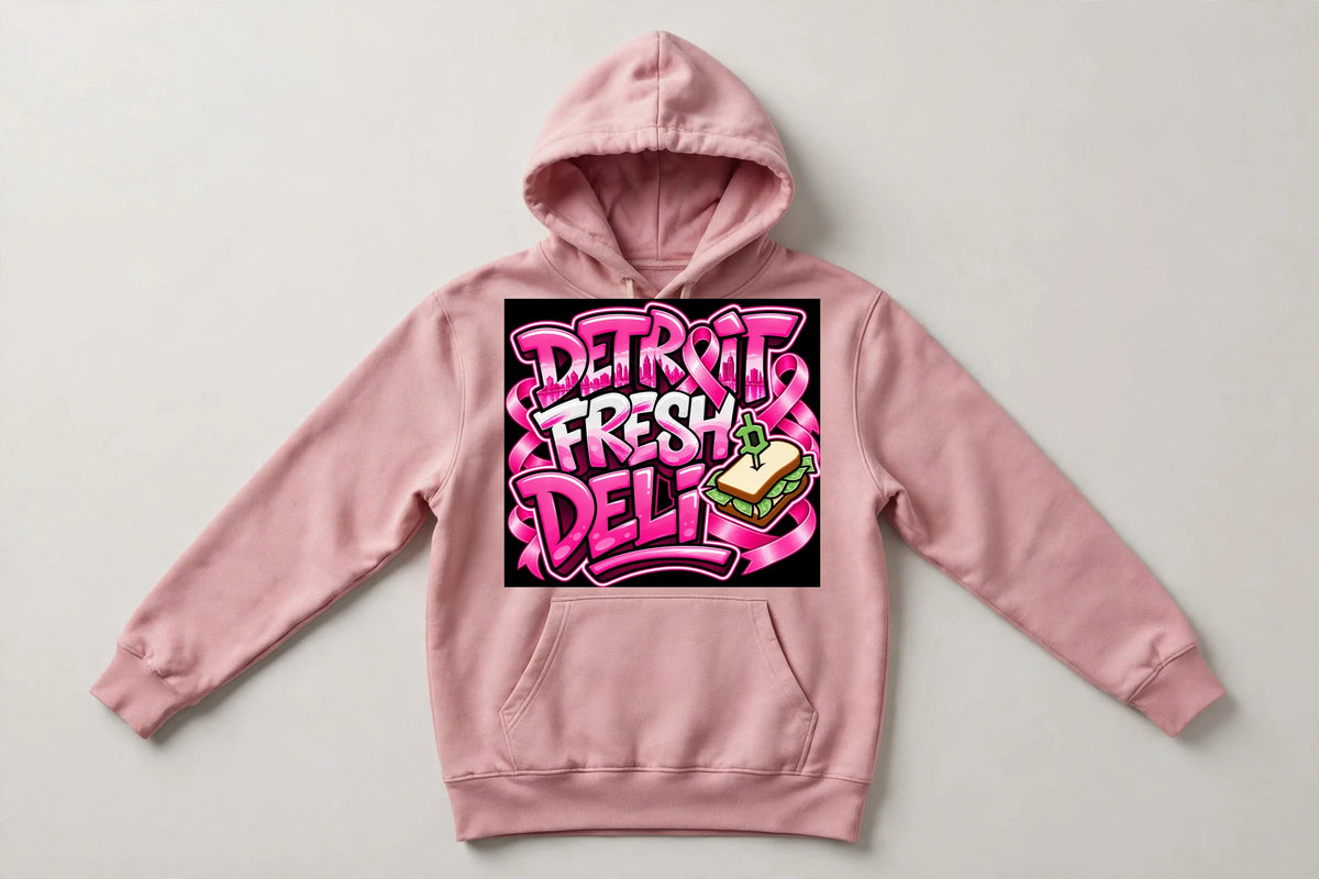 pink ribbon hoodie