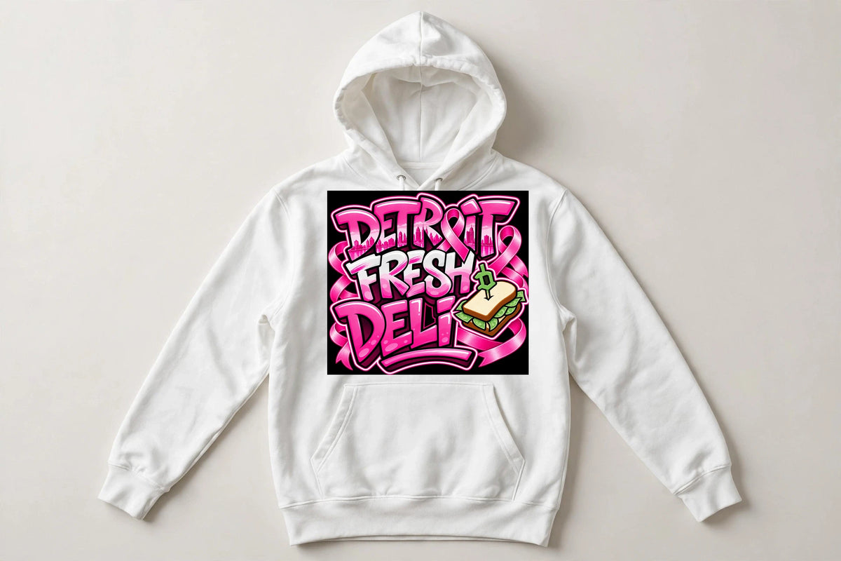 pink ribbon hoodie
