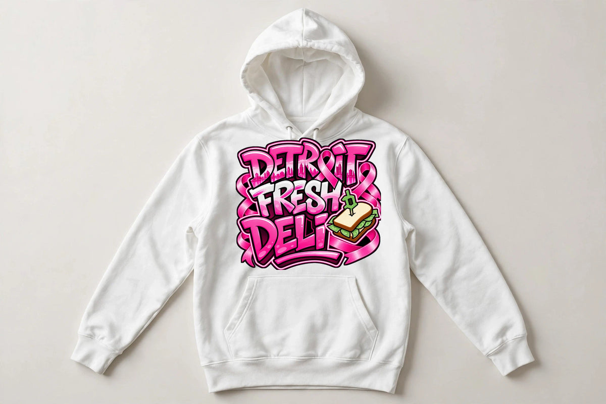 pink ribbon hoodie